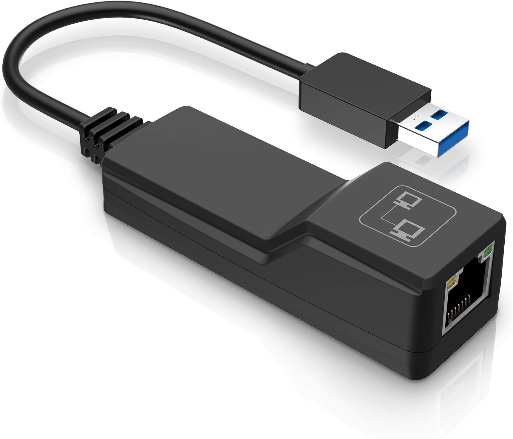 DriverGenius USB to 2.5G Ethernet Adapter, USB 3.0 Type A to 2.5 Gigabit RJ45 Network LAN Adapter - Compatible for Windows 11, macOS 14 Sonoma（CUG025）