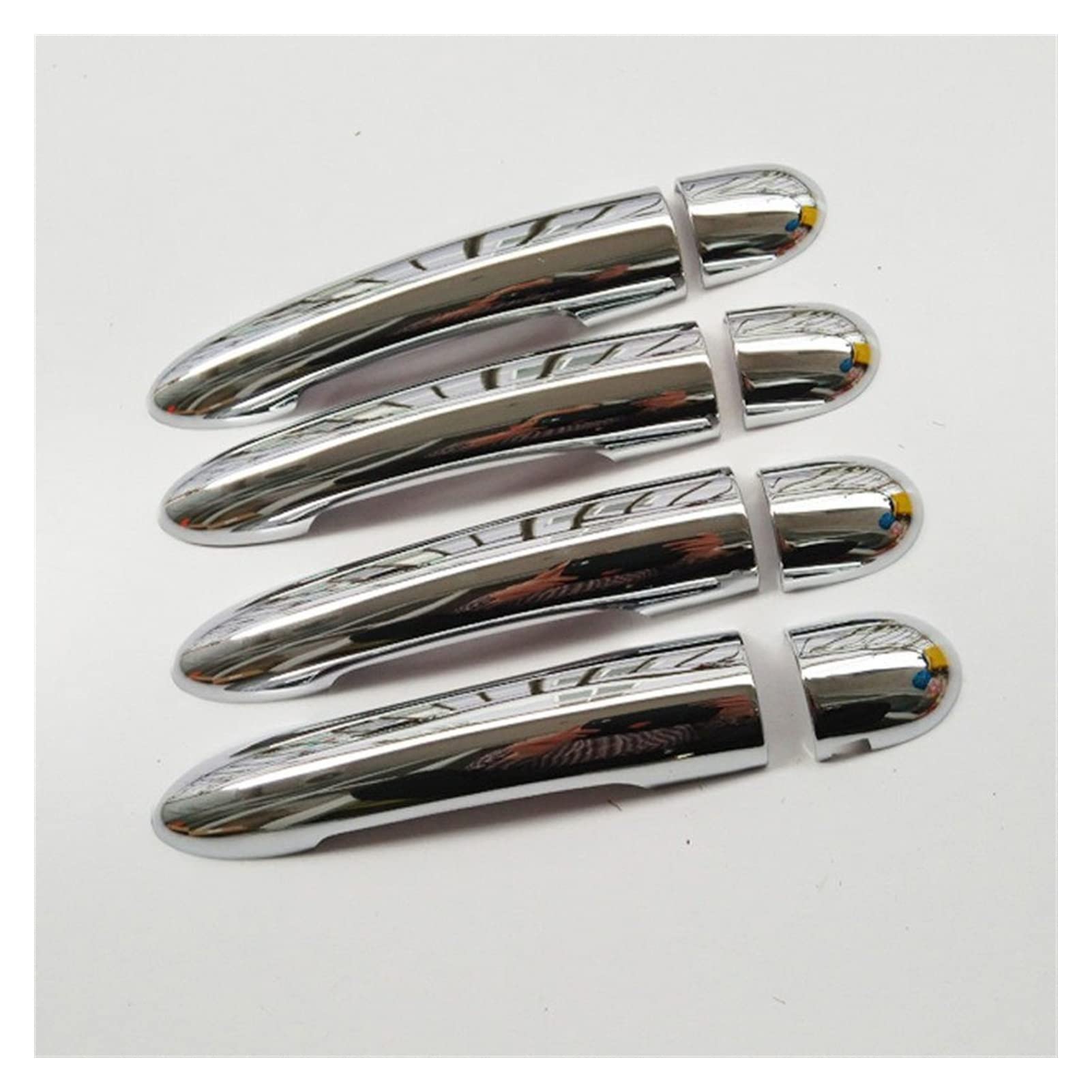 Qwqthgs 4 Car Exterior Door Handle Cap For Nissan Primera P12 2002-2006 Abs Chrome Door Handle Catch Cover Trim Car Styling Sticker Atuo Accessories & Parts 8 Pcs(4)