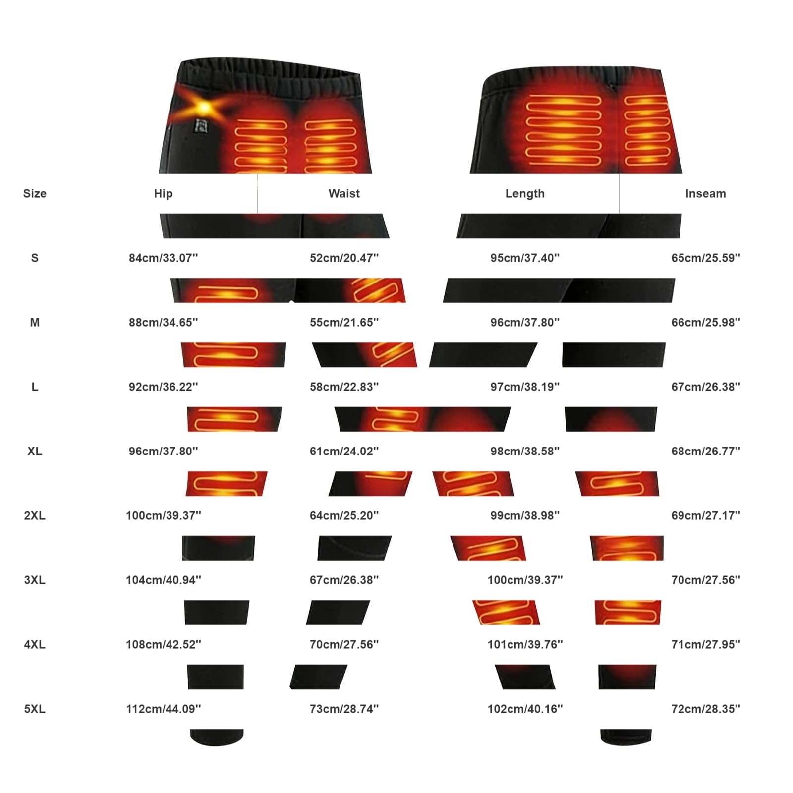 Pantaloni da uomo moderni, comodi e riscaldabili termici da uomo per l'inverno, tinta unita, pantaloni da uomo