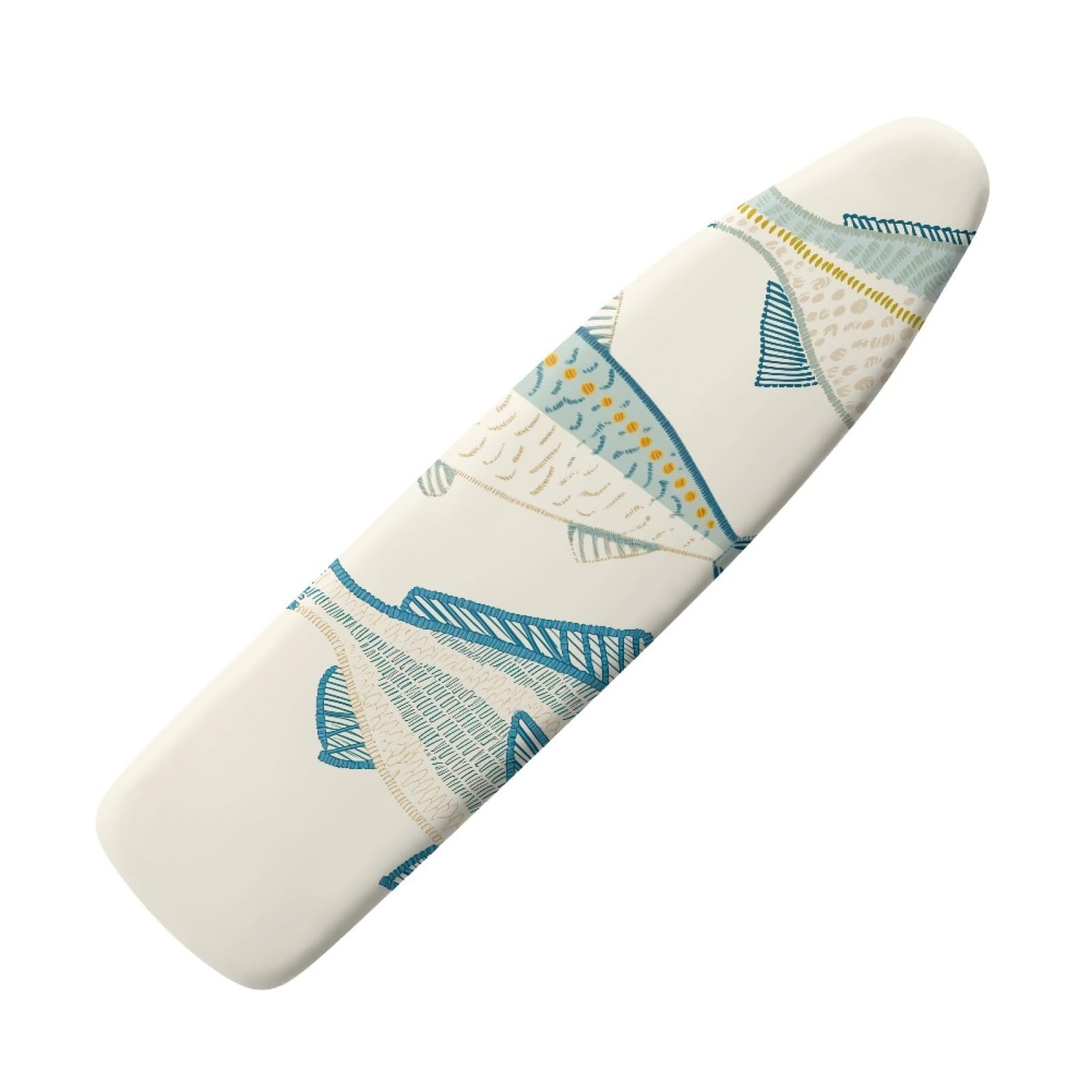 Large ironing board cover 130 x 45 Blue Beige Ironing Board Cover And Thick Padding Easy Fit in Multiple Sizes with Elastic Drawstring,durable,iron board covers fits all,Machine Washable