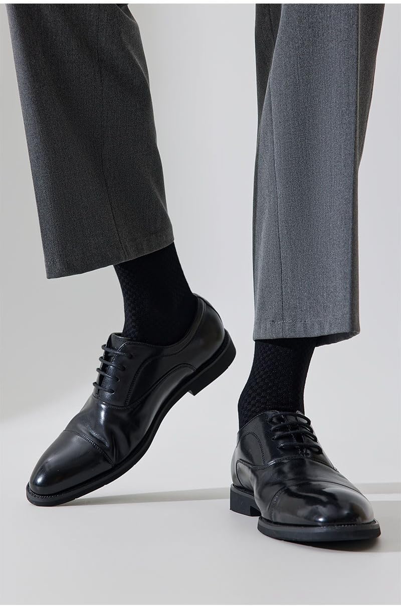 Chaussettes Alessio Mi-Hautes En Fibre De Bambou Premium Confortables Sans Couture Respirantes Et Anti Transpiration Bord Non Serré Unisexe