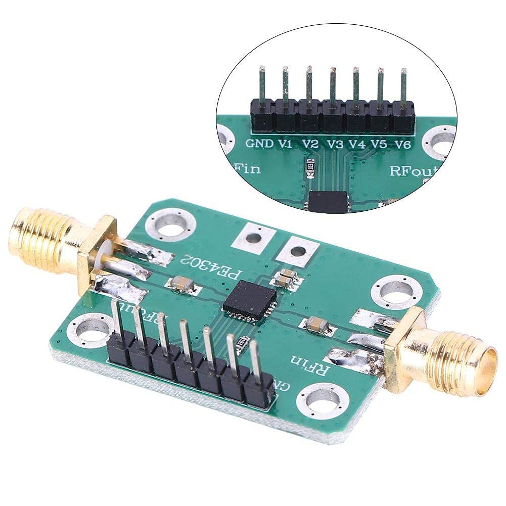 Walfront 1PC Attenuatore CNC PE4302 Attenuatore RF Campo di Controllo 0~31.5dB Modulo Attenuatore di Controllo Numerico Parallelo Diretto