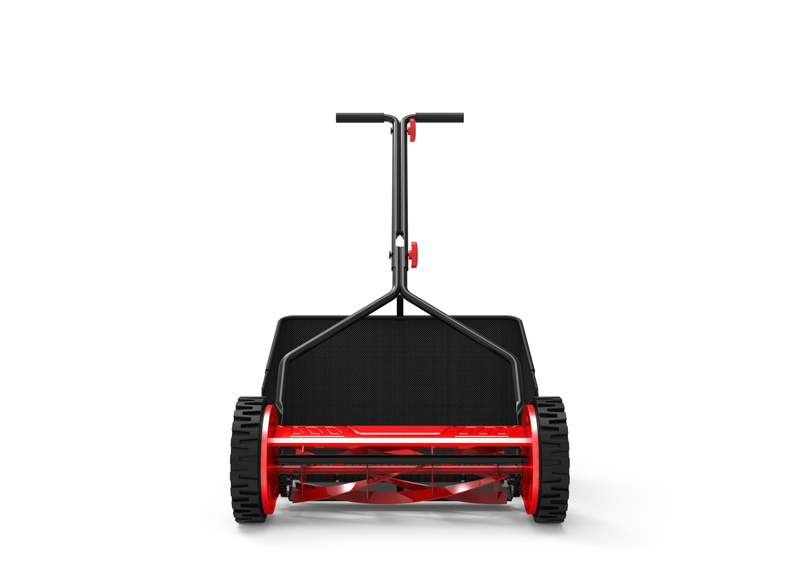 Güde Spindelmäher GSPM 380 (Handrasenmäher, Schnittbreite 380 mm, Fangeinrichtung 35 l, stufenlose Schnitthöhenverstellung 12-42 mm, 5 rotierende Stahlmesser, leise, Mähleistung bis zu 400 m²)
