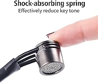 Vista 4 de Micrófono inalámbrico de acordeón con 2 transmisores Q2/AT-5A Pastilla de acordeón de piano con micrófono de cuello de cisne receptor inalámbrico