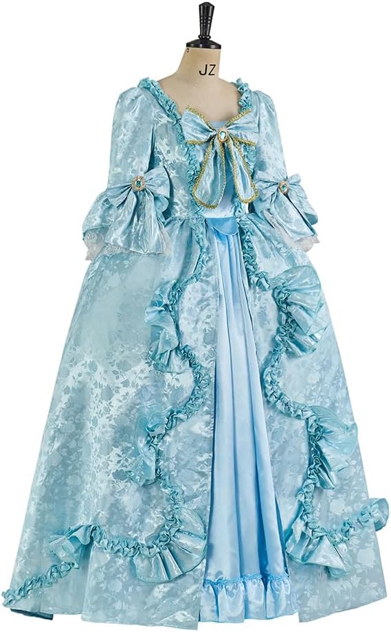CosplayDiy Women's Queen Marie Antoinette Rococo Ball Gown Gothic Victorian Dress Costume for Adult Women - Image 3