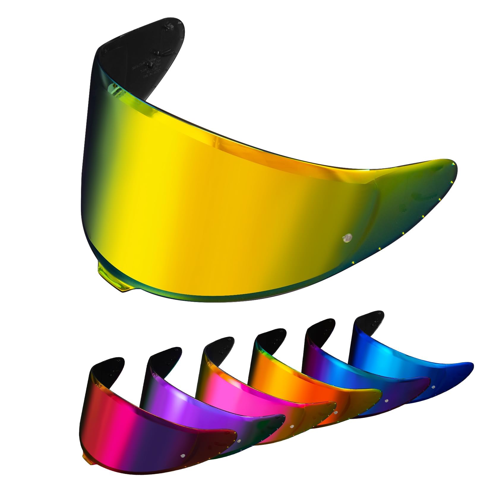 PSLER RF-1400 RF 1400 visor - CWR-F2R Face Shield Helmet Visor Motorcycle Helmet Shield Accessories Replacement for RF 1400 CWR-F2R NXR2 Z8,Deep Gold