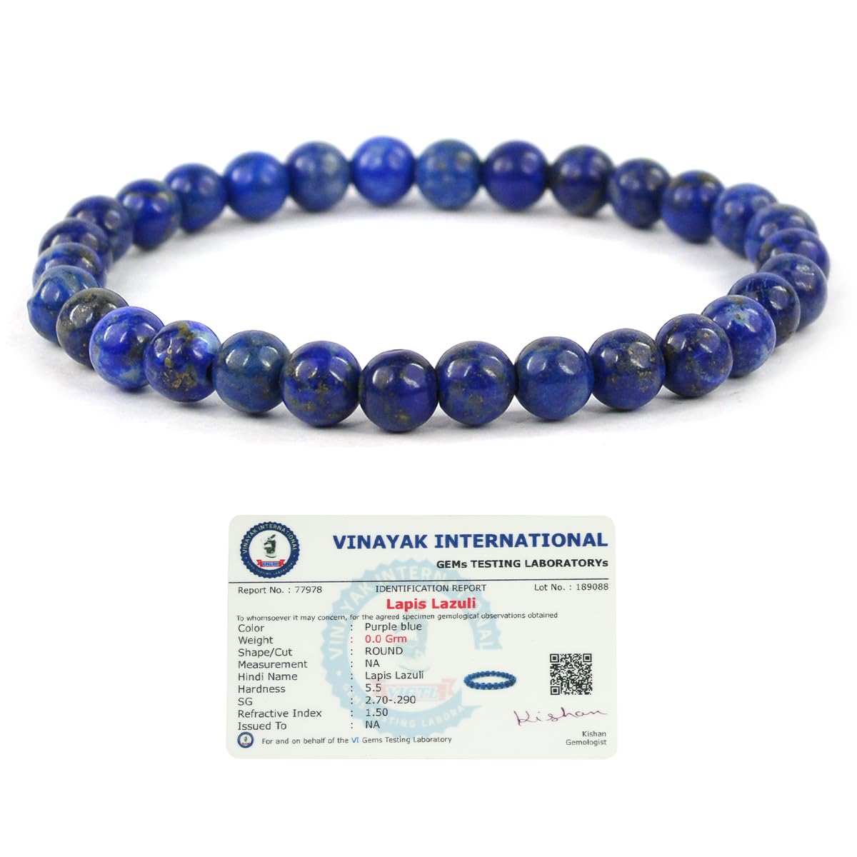 Reiki Crystal Products Certified Lapis Lazuli Bracelet Reiki Healing Crystal Stone 6 Mm Bracelet, Charged By Reiki Grandmaster & Vastu Expert - Unisex Adult (B09TF7T1TD) Amazon Price History, Amazon Price Tracker