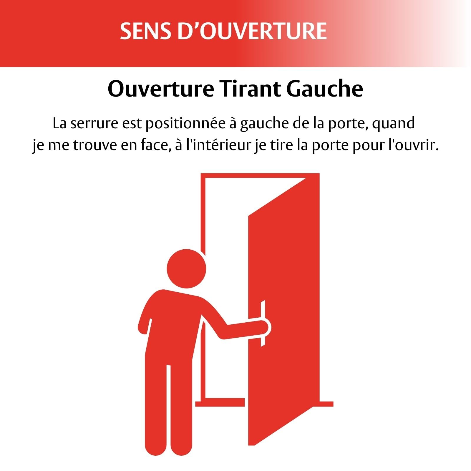 Vachette Serrure Multipoint en Applique 5000 T204G - 3 points - Axe 50, Entraxe 70 - Sans Gâche - Bouts Carrés - Gauche - Facile à Poser - Conforme aux Normes de Sécurité - Garantie 10 Ans