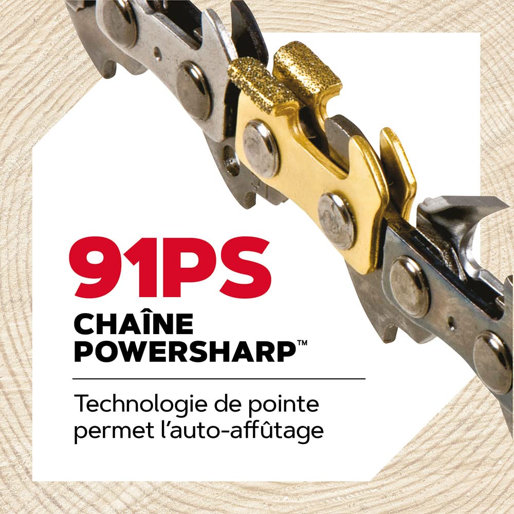 Oregon Tronçonneuse Électrique Filaire 2400W avec Affûtage Automatique – Guide 45 cm, Faible Rebond, Lubrification Automatique – Système PowerSharp, Garantie 3 Ans (CS1500)