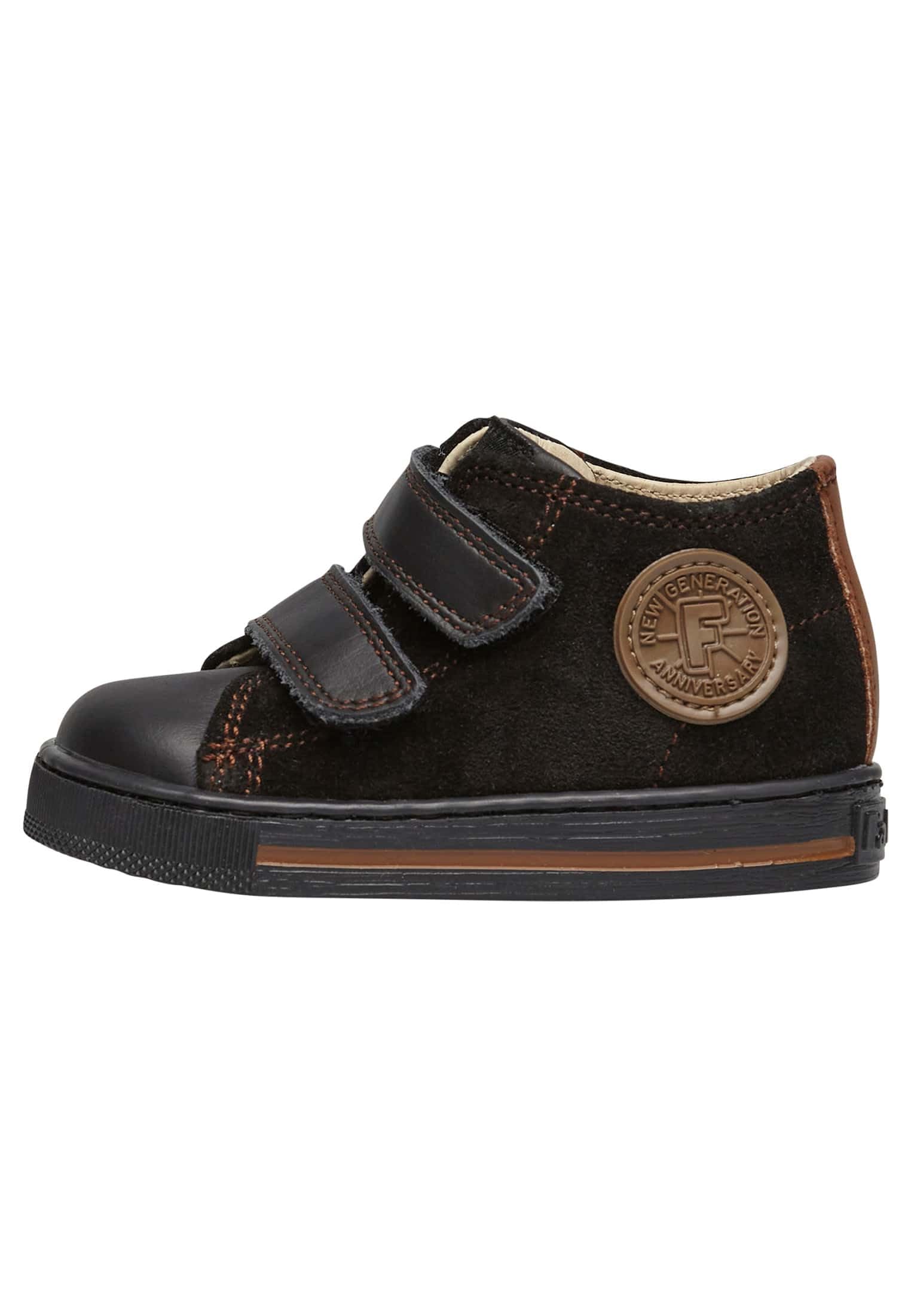 Falcotto Falcotto Michael Crib Shoe, Black Leather, 3.5 UK Child