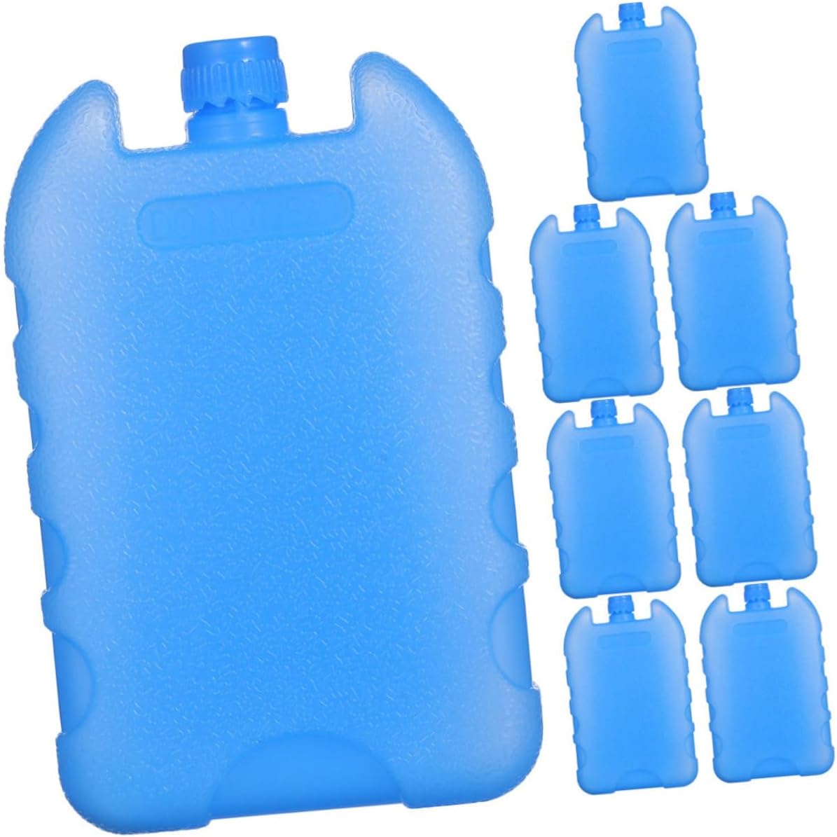 MilistenAir Conditioning Fan Ice Crystal Coolers Accessories for Fishing Freezer Ice Container Ice Lunch Chiller Block for Cooler Ice Bag Reusable Ice Cases Sky-blue Pe