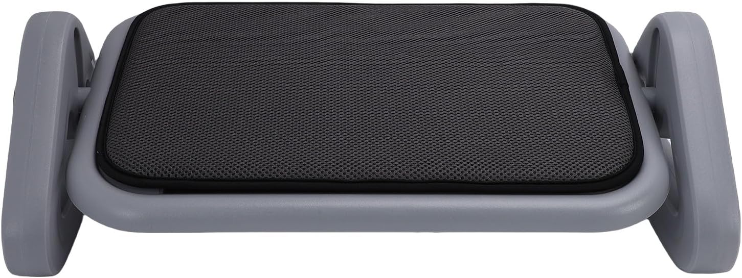 Plastic Adjustable Foot Rest with Secure Design Desk Footrest for Leg Support in Office and Home Settings