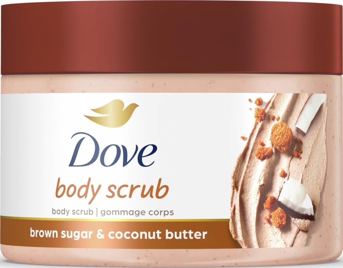 Body Scrub, Brown Sugar & Coconut Butter, 10.5 oz (298 g), Dove