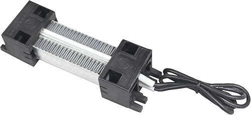 PTC - Elemento de calefacción de aire de cerámica de 12 V 100 W PTC calentador de tubo de aluminio con ahorro de energía, accesorios de termistor de