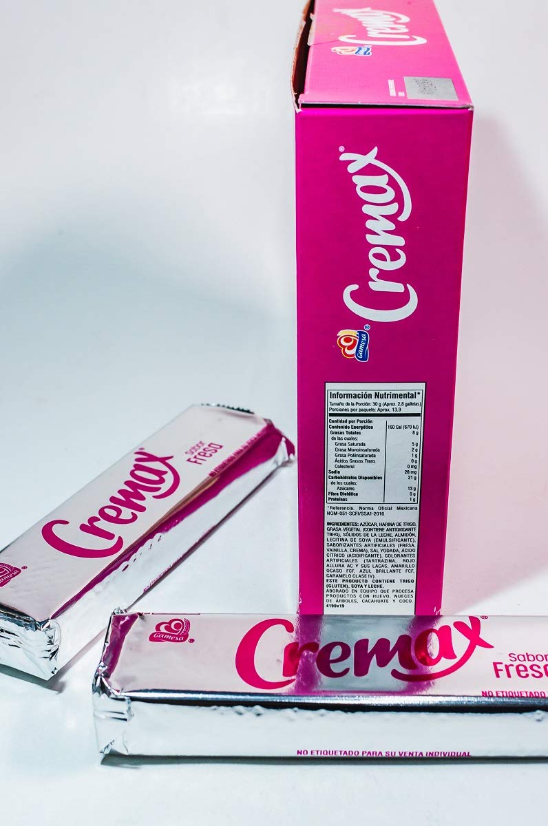 CREMAX DE NIEVE (FRESA 400G) : Amazon.com.mx: Alimentos y Bebidas