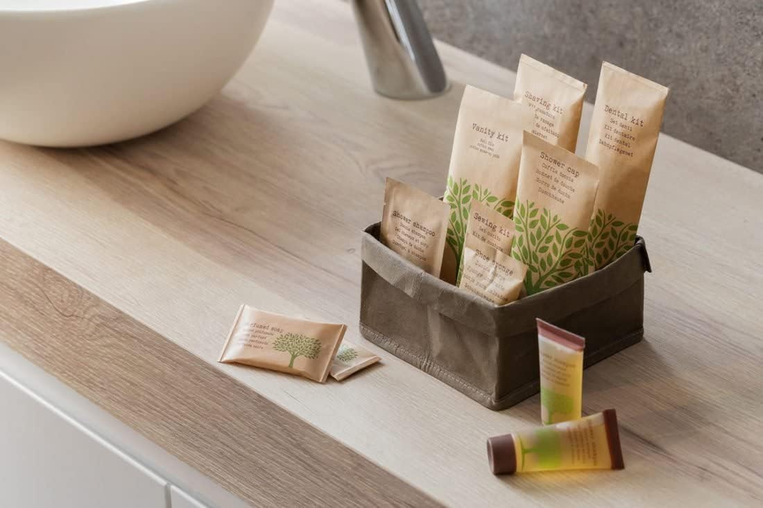 Linea Cortesia Hotel Natura Saponetta profumata flow pack 150 pezzi 10 grammi carta Bio