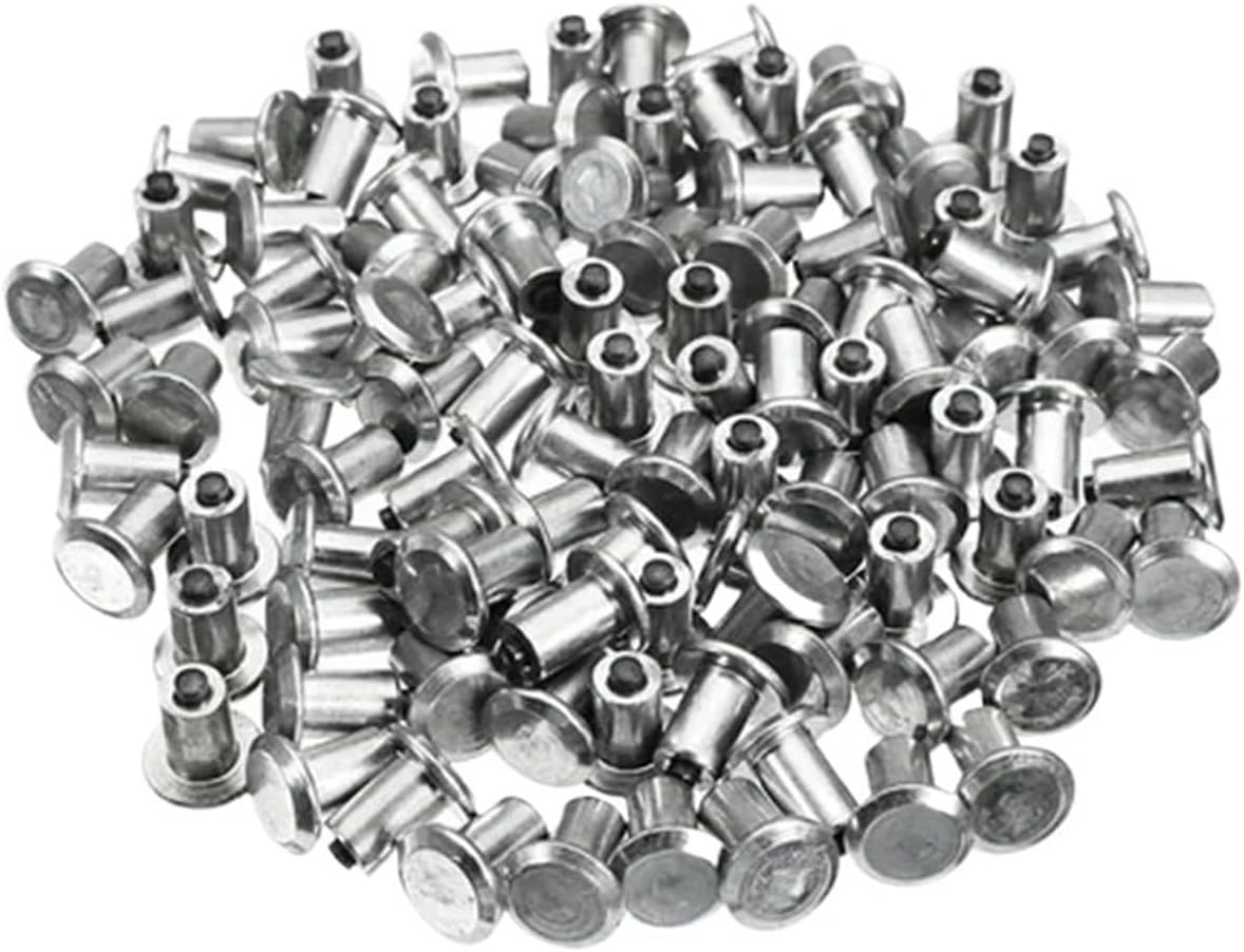 Winter Tire Studs 200pcs Winter Wheel Lugs Car Tires Studs 8x10mm Screw Snow Spikes Tyre Chains for Shoes ATV Motorcycle Tire(ColorB)