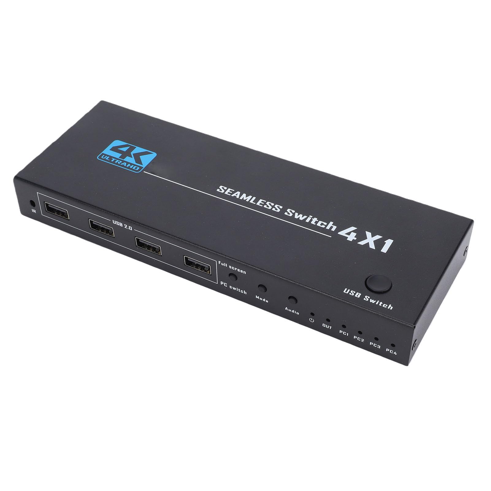 Yunseity 4 Port USB KVM Switcher 8K 60Hz 4K x 2K 30Hz KVM Switcher Plug and Play with LED Indicator for Gaming PC Laptop-picture-29