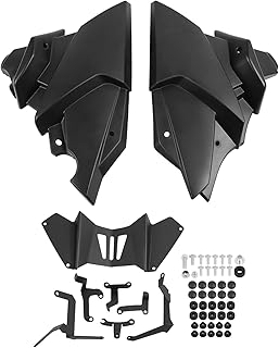 Motorcycle Engine Guard Belly Pan Spoiler Lower Fairing Replacement for Yamaha MT09 MT-09 SP Tracer 9/GT 2021 2022 2023 2024 2025 Bellypan Body Engine Bottom Protection Cover (Black)