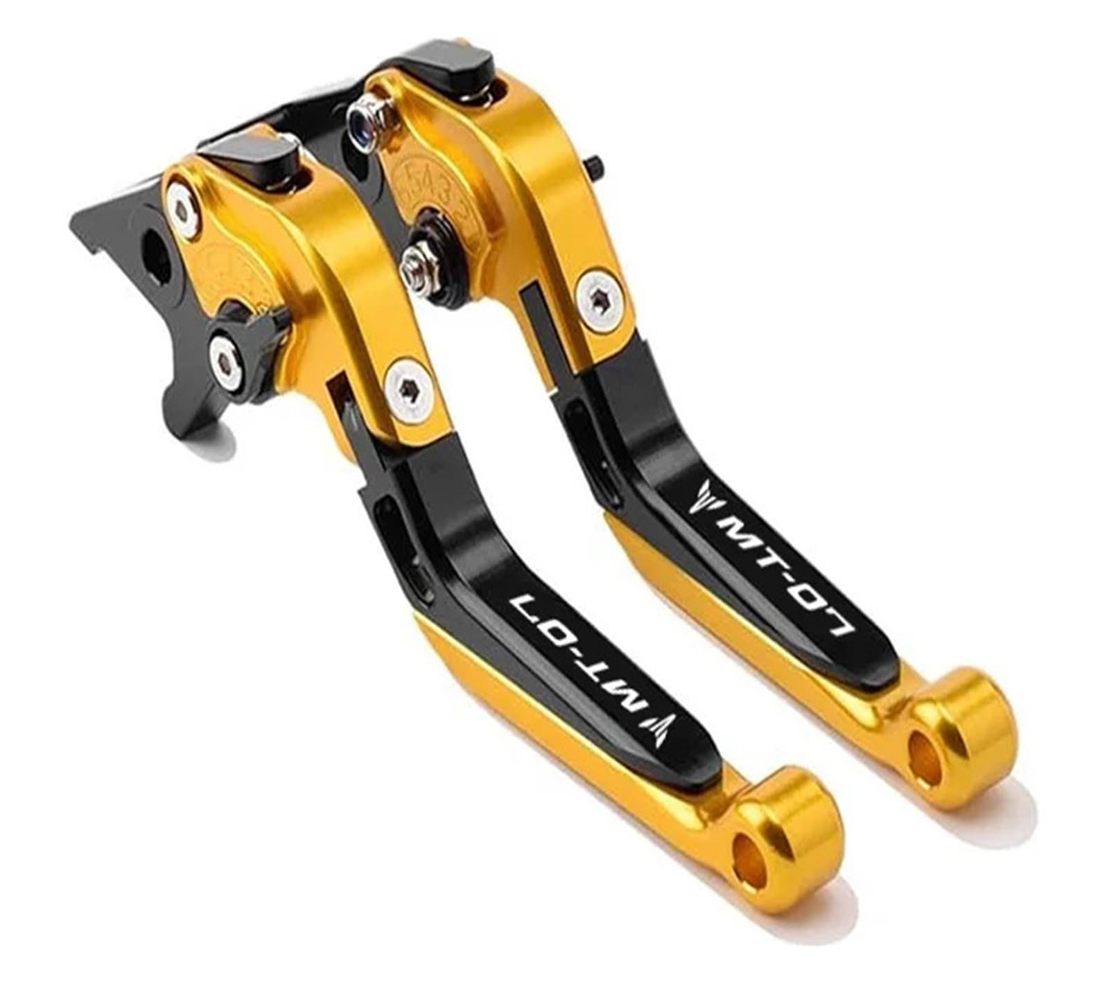 Ywqjiopm C Motorcycle Brake Lutch Lever For Mt-07 Fz-07 Mt 07 Fz07 Mt07 Fz 07 2014-2022 Motorcycle Adjustable Folding Extendable Brake Lutch Levers Handle