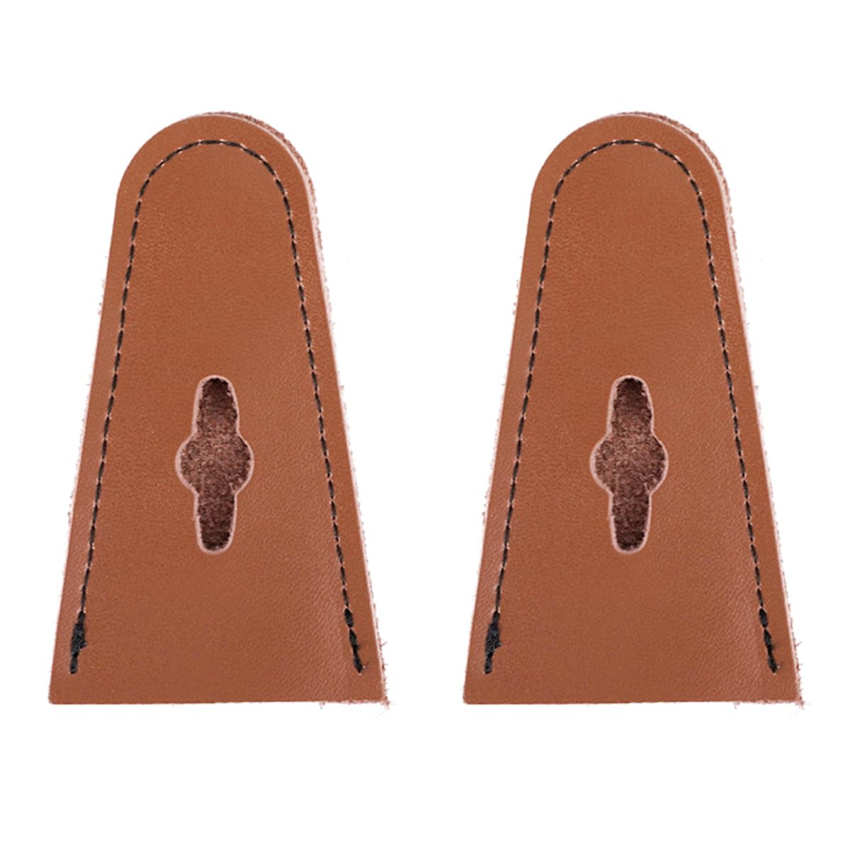 Namvo1Pair Archery Bow Limb Tip Protector, Bow Tip Protector Leather Bow Tip Guard For Outdoor Hunting Recurve Bow