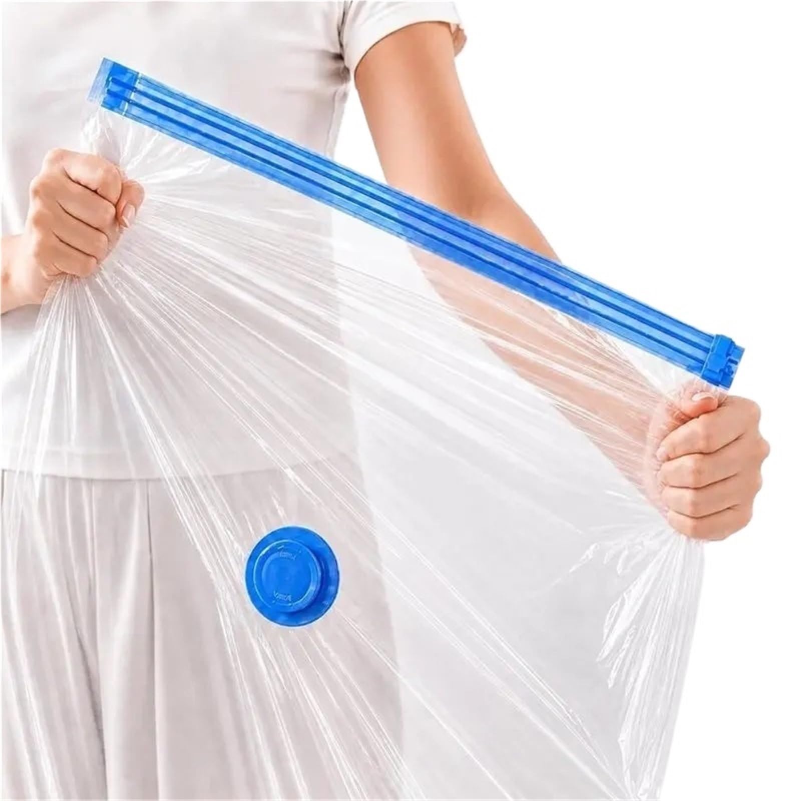 Vakuum-Kompressionsbeutel ABMR-X-Large Vakuum-Aufbewahrungsbeutel | 39 x 31 Zoll, 8er-Pack mit Handpumpe for Bettdecken, Decken, Platz for Bettwäsche