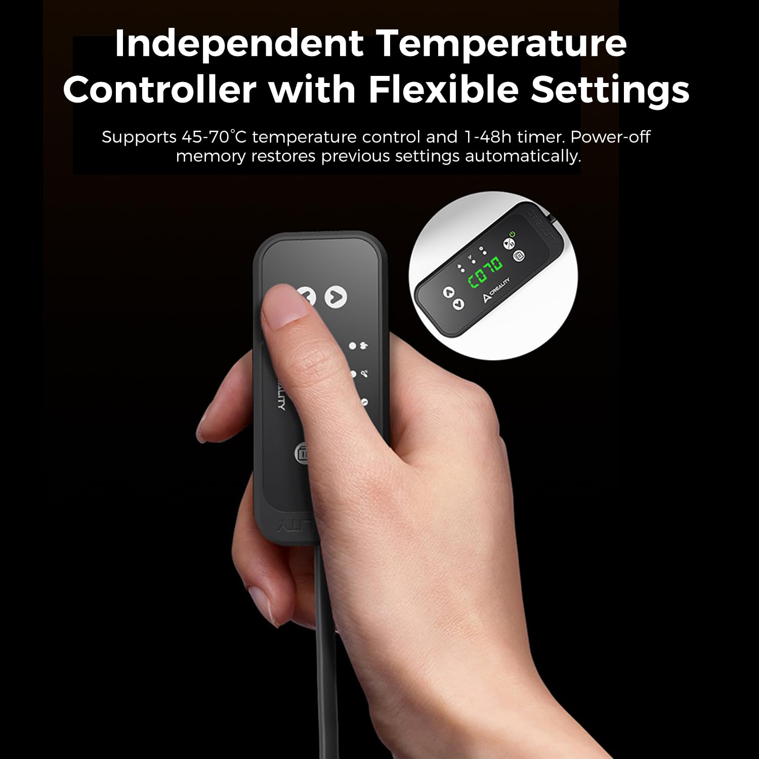 Creality Chamber Heater,Up to 70℃ Chamber Temperature,Reduce Print