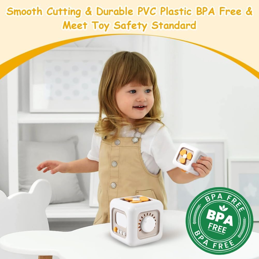 Prime Deals Activity Cube - Montessori Toddler Toys -7