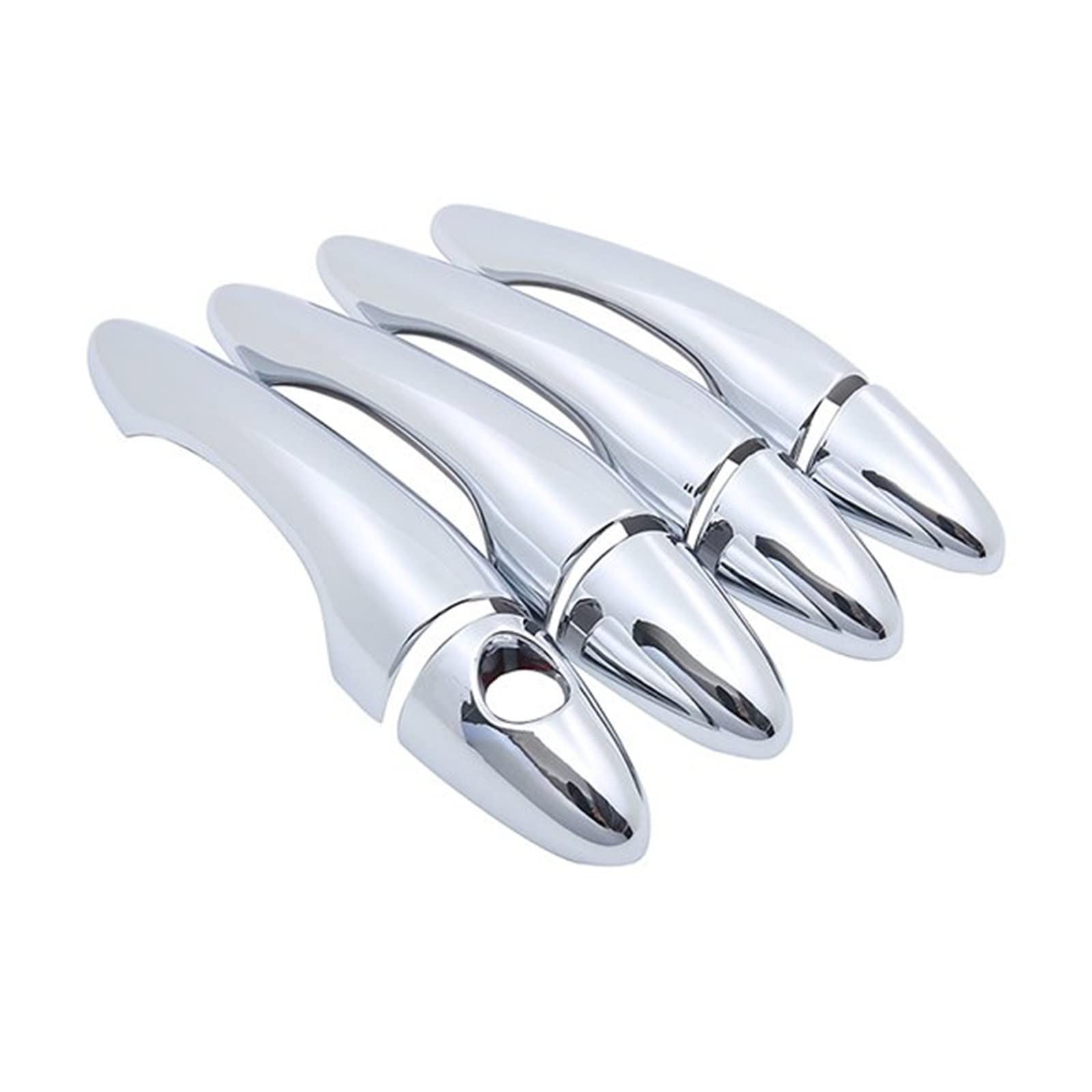RINKTEEA Exterior Car Door Handle for Kia Sportage MK3 SL 2010~2015 Stickers Decoration Chrome Door Handle Cover Refit Car Accessories(Handle 4 Door)