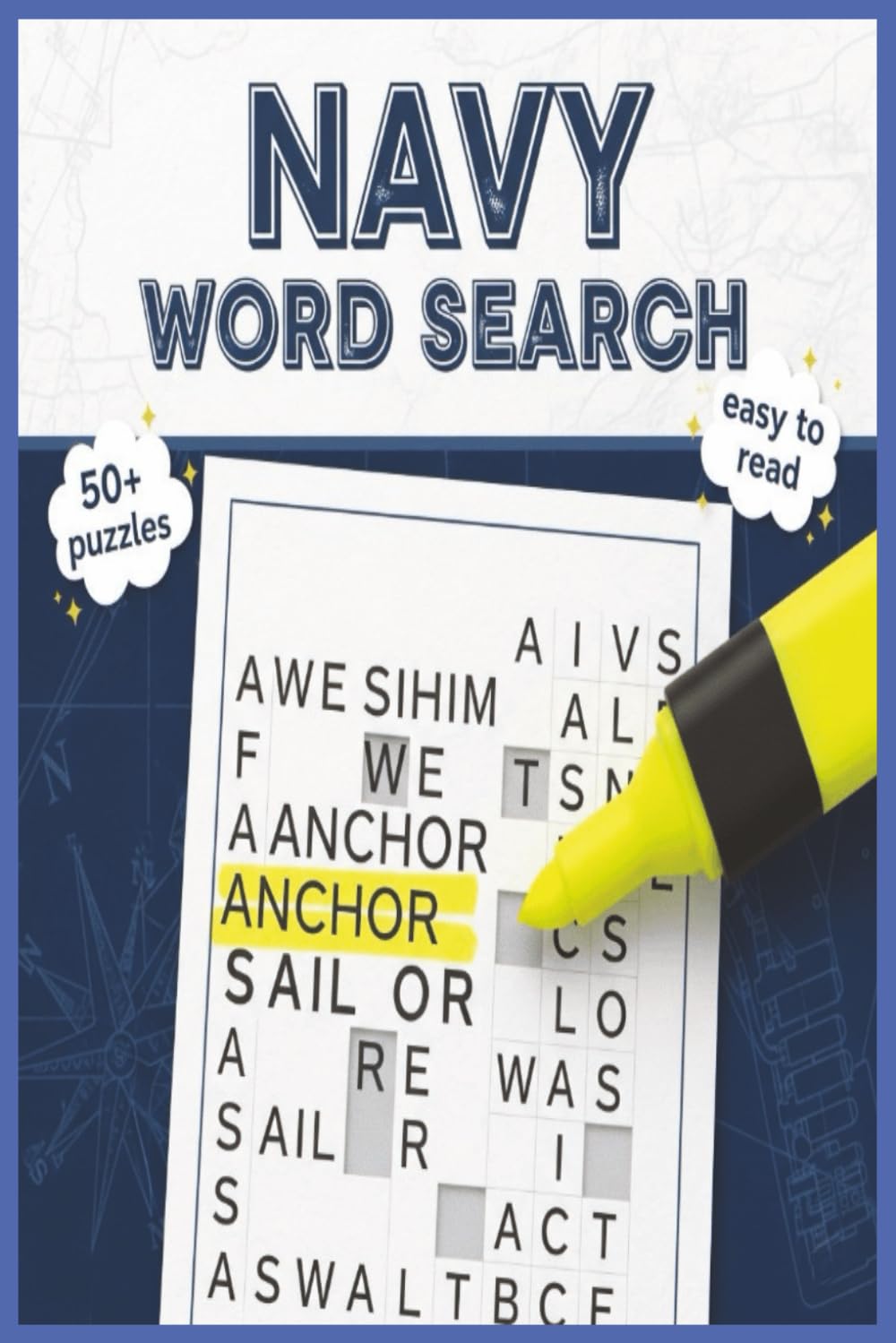 Navy Word Search Book: Puzzles Featuring Naval Themes, Military Terms, Submarines & Battleships
