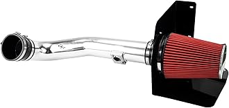 Suride Cold Air Intake Kit with Filter Heat Shield for 2009-2014 Yukon Silverado Sierra 4.8L 5.3L 6.2L V8 (Red)