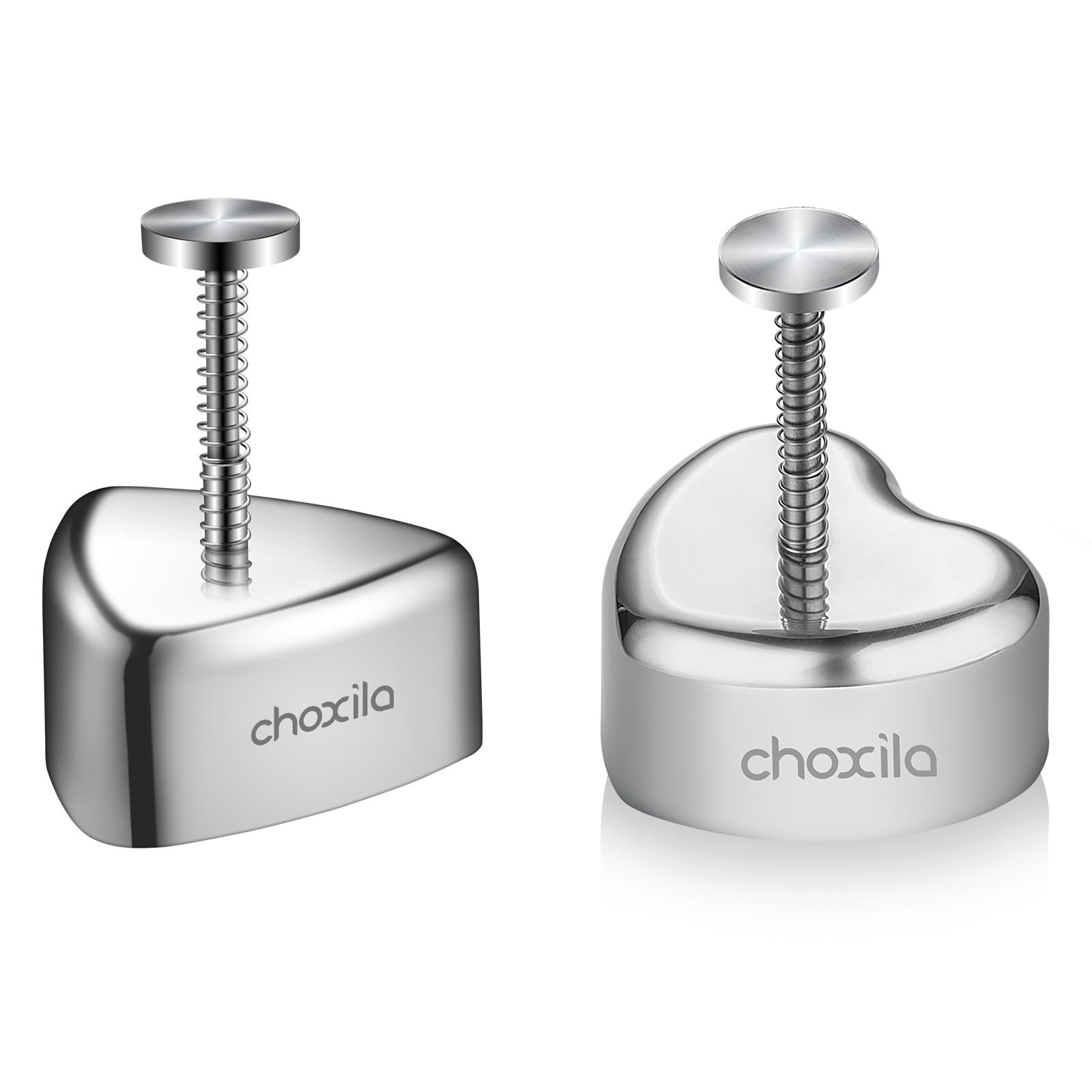 choxila Stainless Steel Onigiri Molds（Triangle+Heart-Shaped）