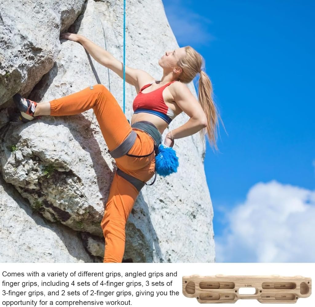 新品未使用 ☆ クライミング　フィンガー トレーニングボード Amazon | ロッククライミングハングボード、ロッククライミング
