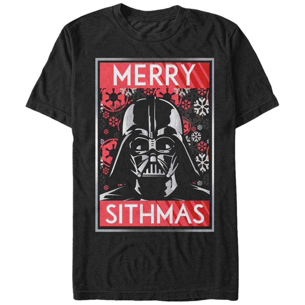 STAR WARS Men's Christmas Sithmas Darth Vader T-Shirt