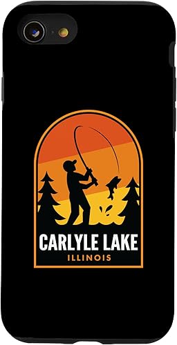 iPhone SE (2020) 7 8 Carlyle Lake Illinois Fishing Case