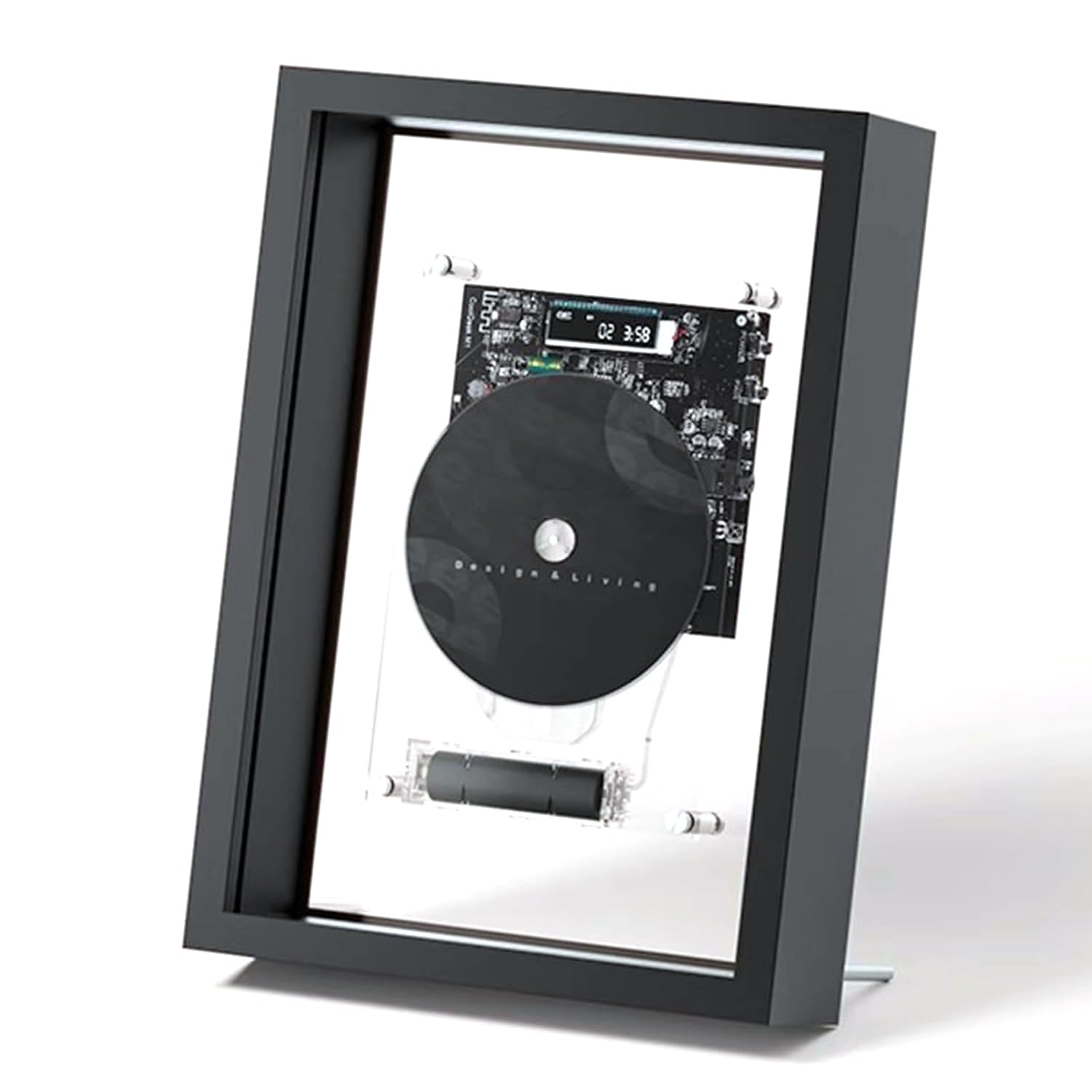 Lettore CD portatile con connettività Bluetooth, telecomando e display LCD per intrattenimento domestico e ufficio