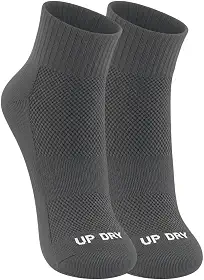 Meia Performance Esportiva Cano Médio Up Dry Anti Bolha Anatômica Academia Caminhada Corrida Bike