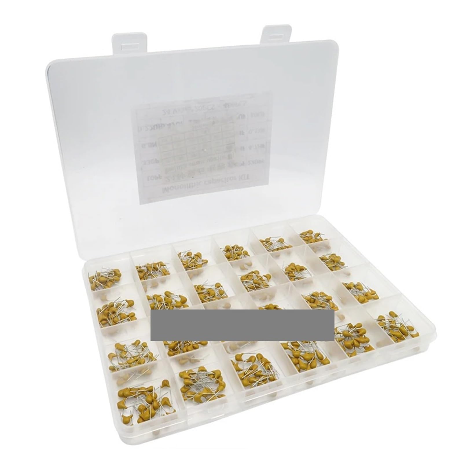 ICXLPMC 24values*20PCS =480PCS Monolithic Ceramic Capacitor 10pF-10uF,ceramic capacitor Assorted Kit BOX