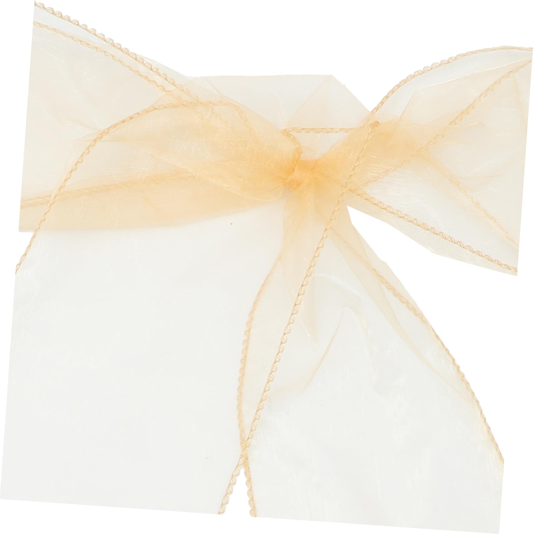 25 Fasce in Pezzi Oro Organza per Sedie per Schienale