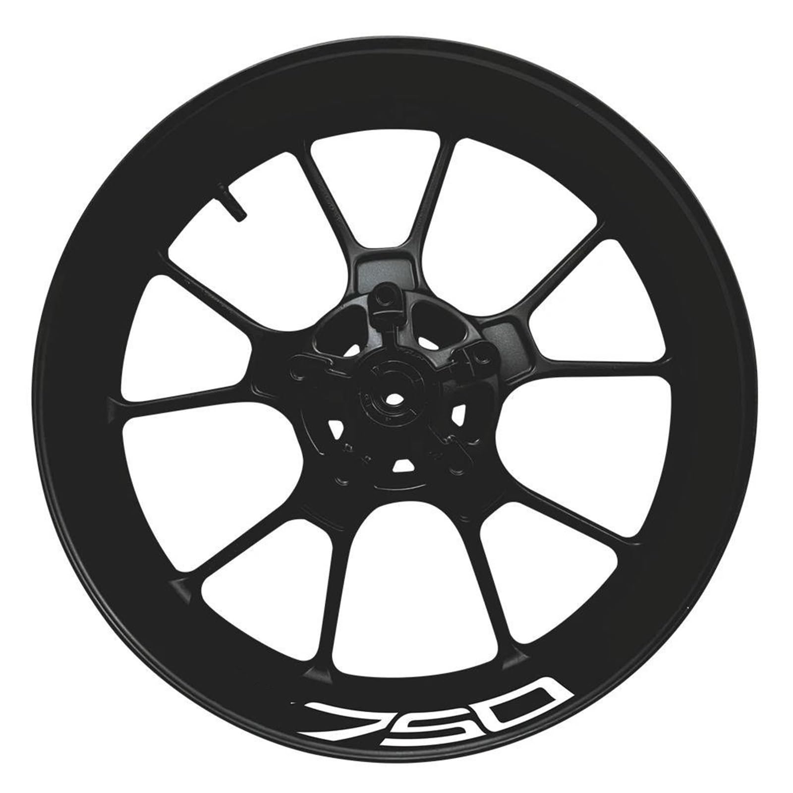 Motorcycle Rim Decal Decoration Set 17 Inch Wheel Hub Z 750 Reflective Waterproof Sticker for Kawasaki for Z750(Color1)
