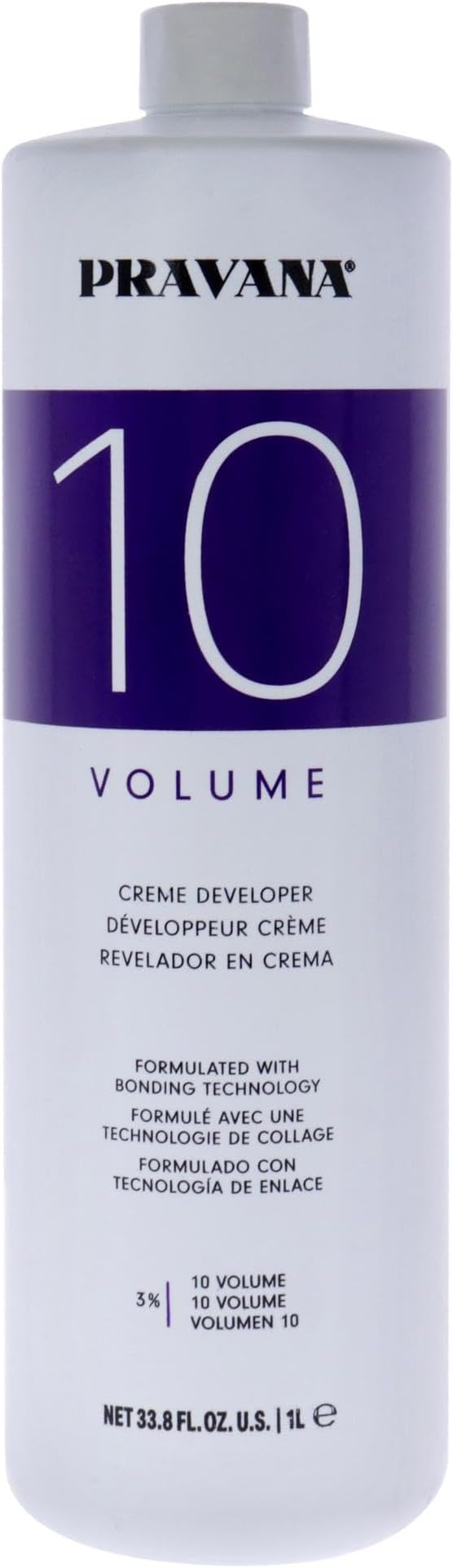 Pravana Creme Developer 10 Volume For Unisex 33.8 Oz Treatment