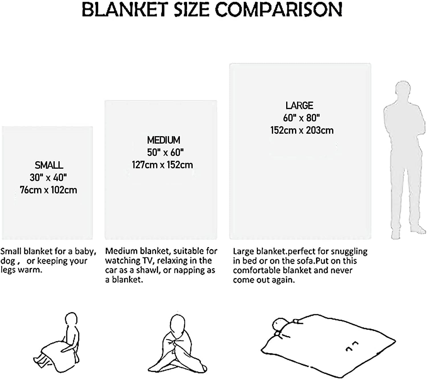 Customized Blanket with Text Custom Blanket Personalized Flannel Throw Blankets for Adult Kid Birthday Christmas Halloween Mothers Fathers Valentines Day Gift (Blue 1, 60"x80")