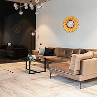 Vista 5 de Termómetros de exterior para patio, termómetro al aire libre, termómetro de pared, termómetro de girasol para patio, pared o decoración, no requiere