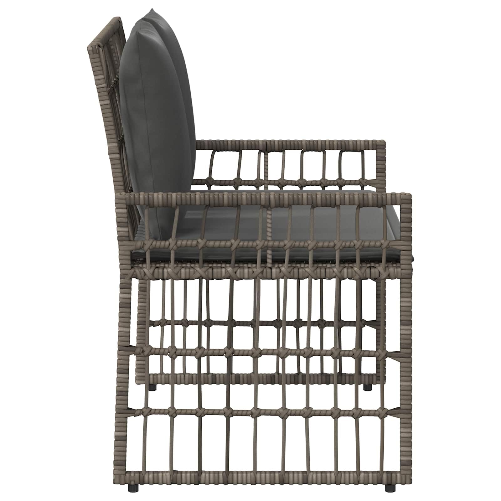 Banco de jardín resistente a la intemperie con cojín extraíble para terraza y jardín en las medidas 116 x 55 x 82 cm. Este título cumple con todos los requisitos: * Contiene todas las