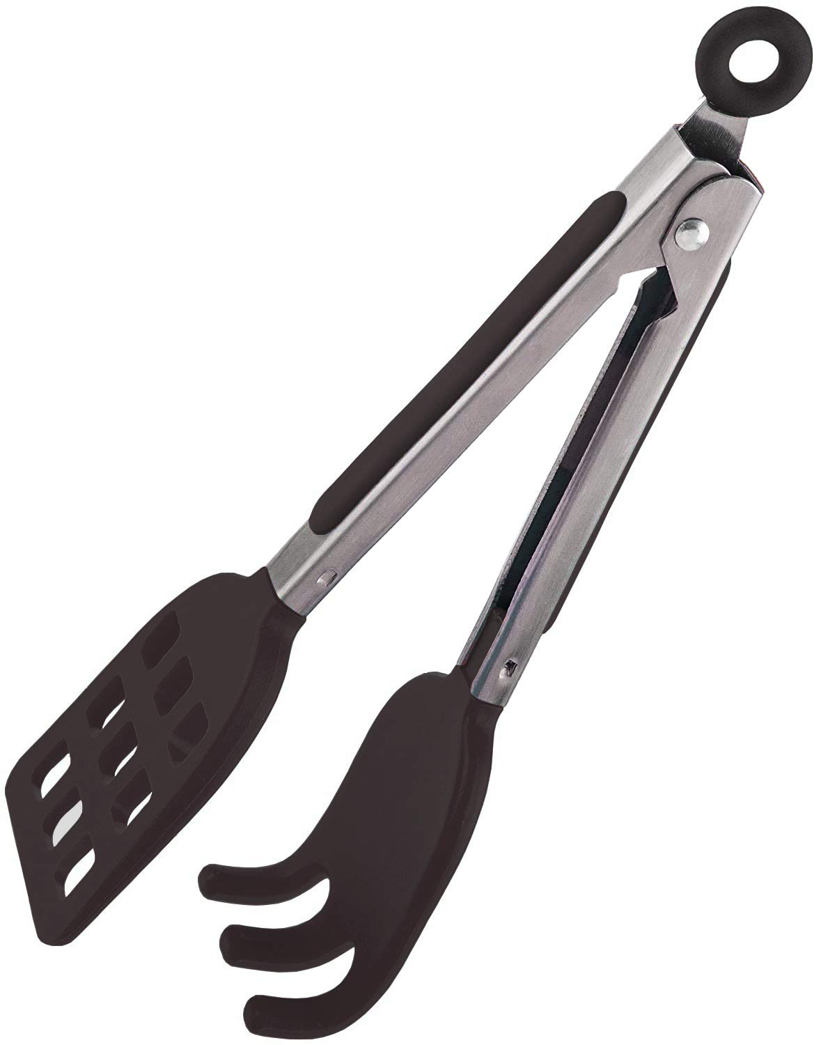 Mini soporte para pinzas de gofre de fácil agarre, mango antideslizante, color negro
