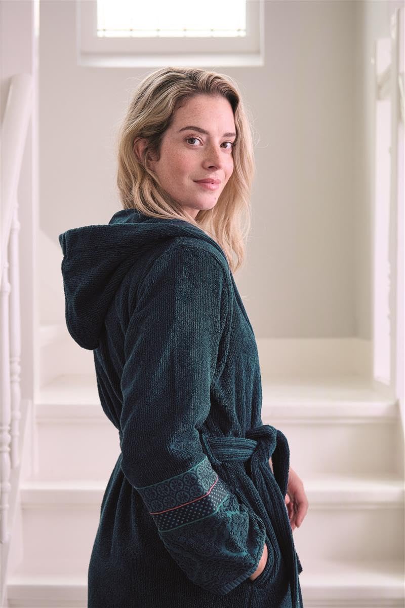 Pip Studio Bademantel Soft Zellige Dunkelblau XL