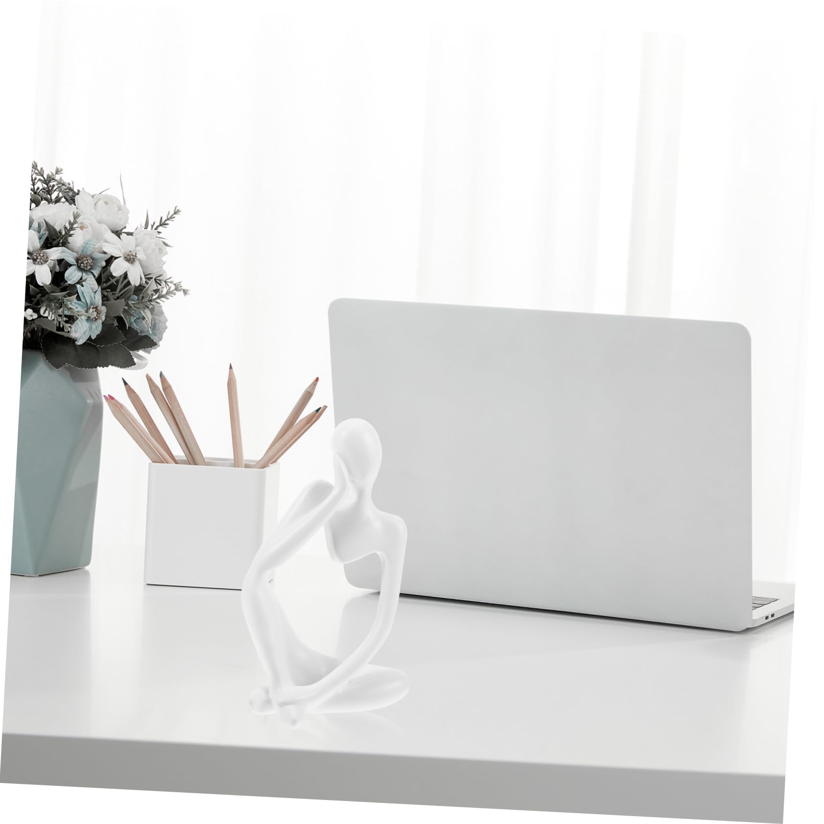 OUNONA 3 Pezzi Di Decorazioni Per La Casa In Liquidazione Statuetta Del Pensatore Sculture Del Pensatore Statuetta Del Pensatore Statuette Moderne Da Tavolo Accessori Decorativi Per