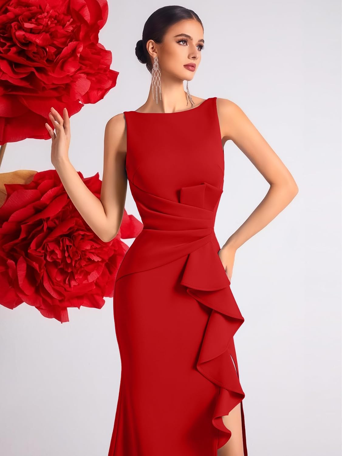 Prom Dress for Women Wedding Guest Formal Bodycon Long Elegant Cocktail Party Sexy Gala Corest Evening Gowns Dress - Image 7