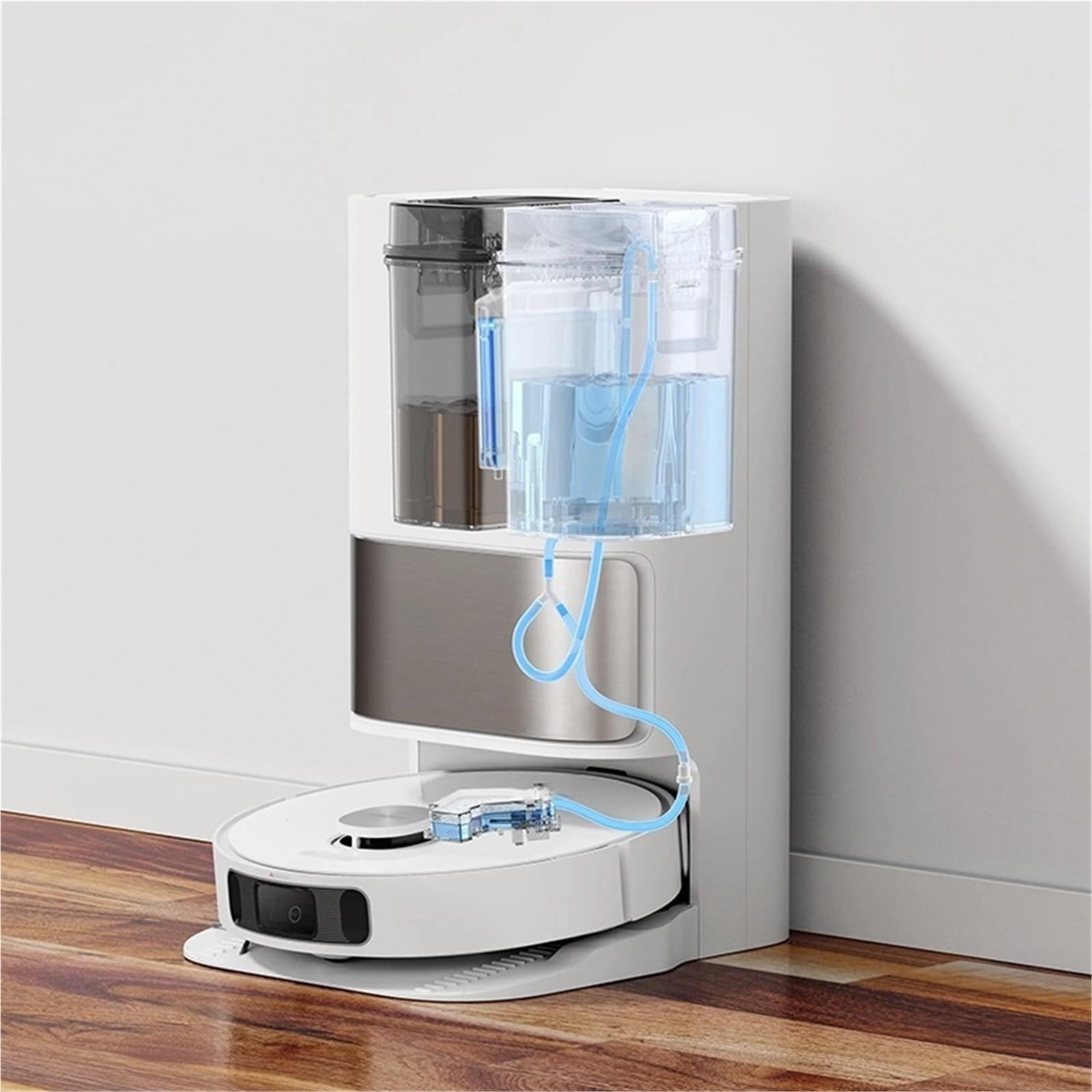 Limpiador de suelos especial líquido de 300ml, compatible con Dreame L10s Ultra S10 S10 Plus, robot fregador inteligente, solución de limpieza específica for suelos.(300mlx5)