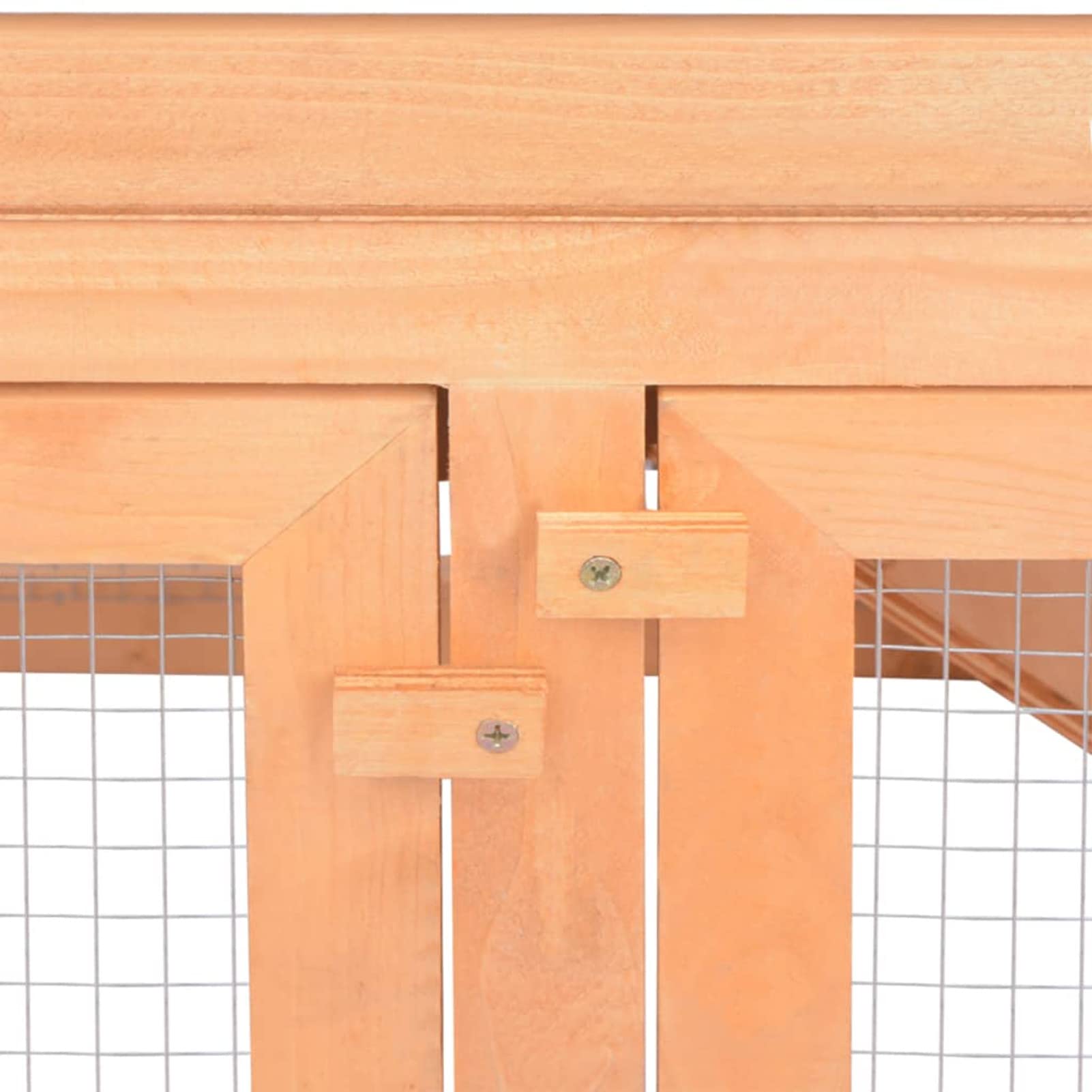 Conejera Jaula de Animales con Patio Exterior, Chaduof Jaula Cobaya, Jaulas para Conejos, Jaula Hamster, Casa Conejo, Casita Conejo, Kid Conejo, Madera